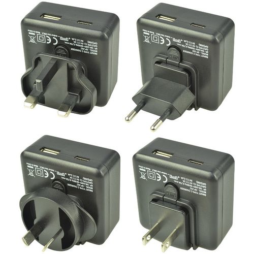 Duracell Travel Adapter Charger - Type-C/Type-A - 3A + 2.4A - Black  slika 2