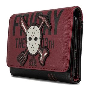 Friday The 13th Jason Mask Tri-Fold Wallet