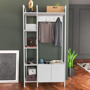 Hall Stand Doga - Bijela Boja