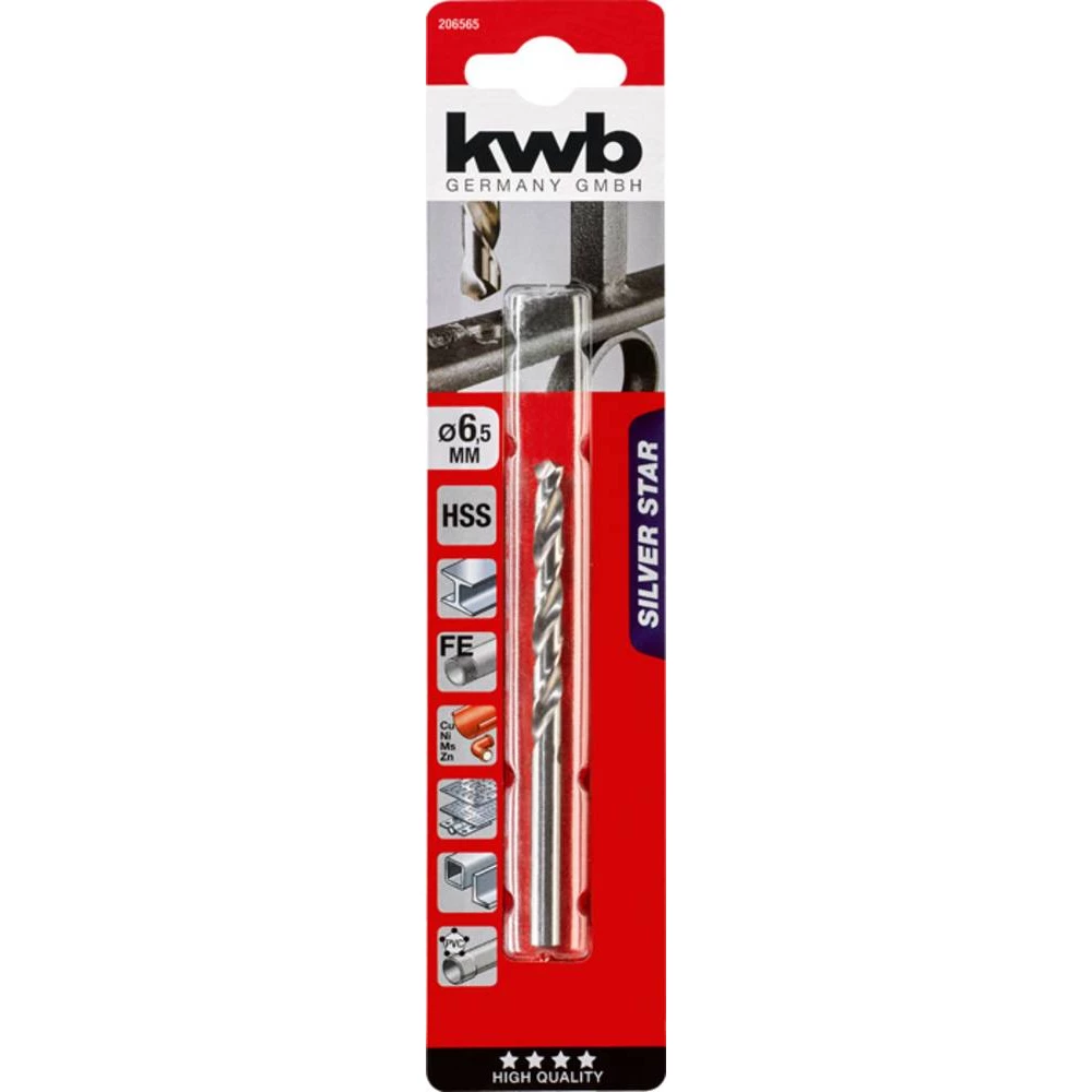 KWB Silver Star Borer za metal 6,5 mm, SB slika 2
