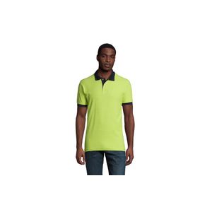 PRINCE muška polo majica sa kratkim rukavima - Apple green/teget, XXL 