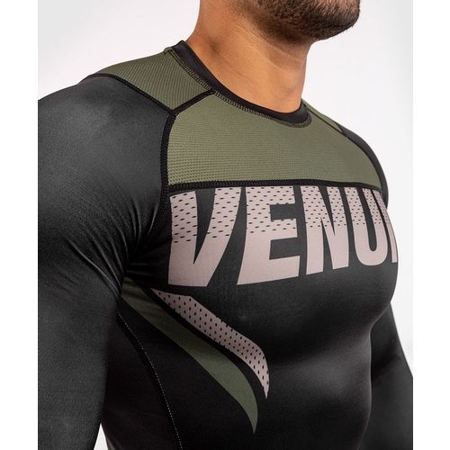 Venum ONE FC Impact Rashguard DR Crno/Khaki M slika 4