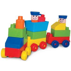 Edushape igračka Flexi Edu-Blocks - Train - 25 kom