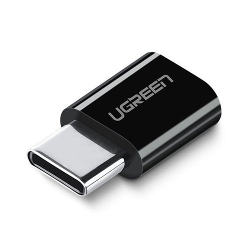 Adapter UGREEN, USB-C na Micro USB, OTG, crni slika 1