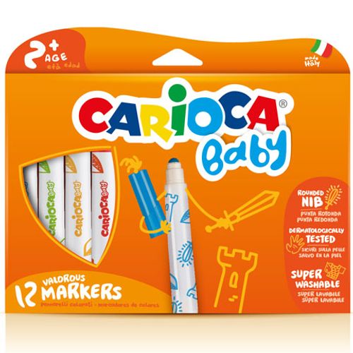 Carioca flomasteri za bebe Baby, pak. 1/12 slika 1