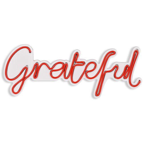 Wallity Ukrasna plastična LED rasvjeta, Grateful - Red slika 16