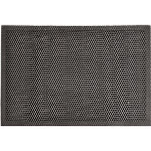 LUANCE 3D OTIRAČ GRILLE 40X60CM PES/PVC SIVA/CRNA