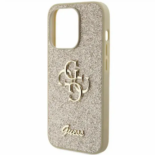 Original GUESS Hardcase GUHCP15XHG4SGD futrola za iPhone 15 PRO MAX (Fixed Glitter Big 4G / gold) slika 4