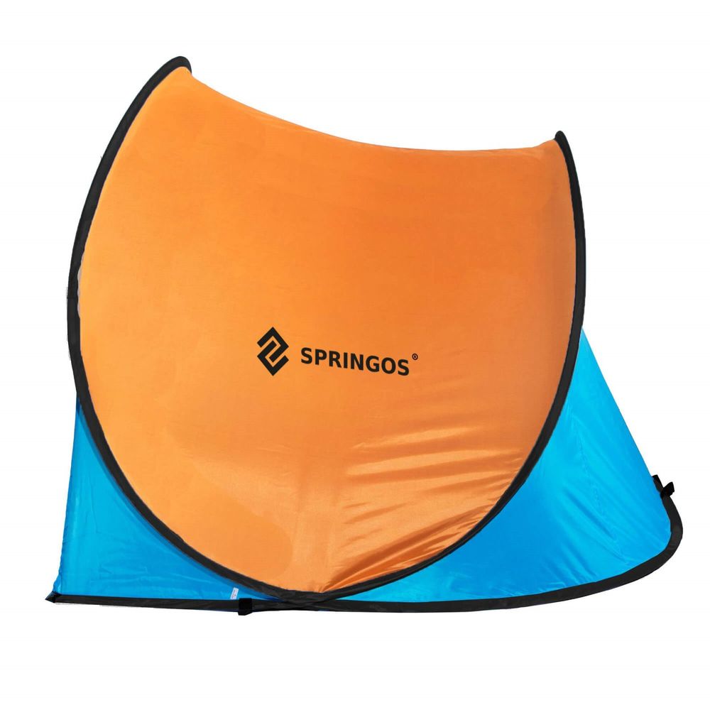 Pop up šator narančasto plavi 200 x 120 cm slika 2