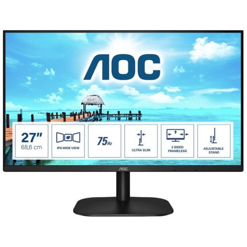 Monitor 27 AOC 27B2H IPS HDMI, VGA 75Hz, 1920 x 1080 slika 1