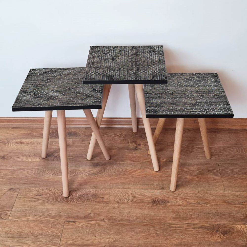 Nesting Table Set (3 komada) 3Shp329 - boja: Antracit slika 1