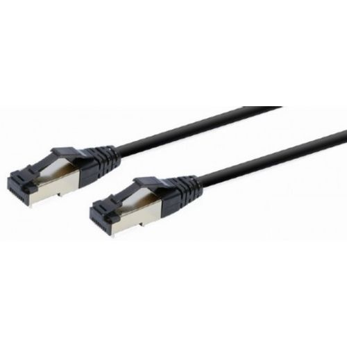 PP8-LSZHCU-BK-10M Gembird Mrezni kabl S/FTP Cat.8 LSZH patch cord, black 10m slika 2