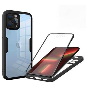 Techsuit – ColorVerse 360 ​​Series obostrana zaštitna maska za iPhone 13 Pro – crna