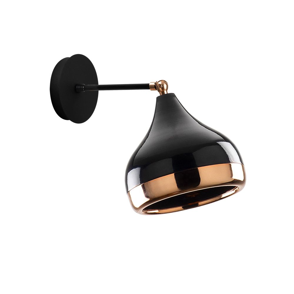 Zidna Lampa Yıldo - 6901 Crna sa Bakarnim Detaljima slika 3