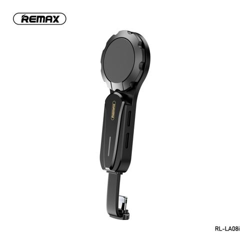 Adapter REMAX za slusalice i punjenje dual iPhone lightning RL-LA08i crni slika 1