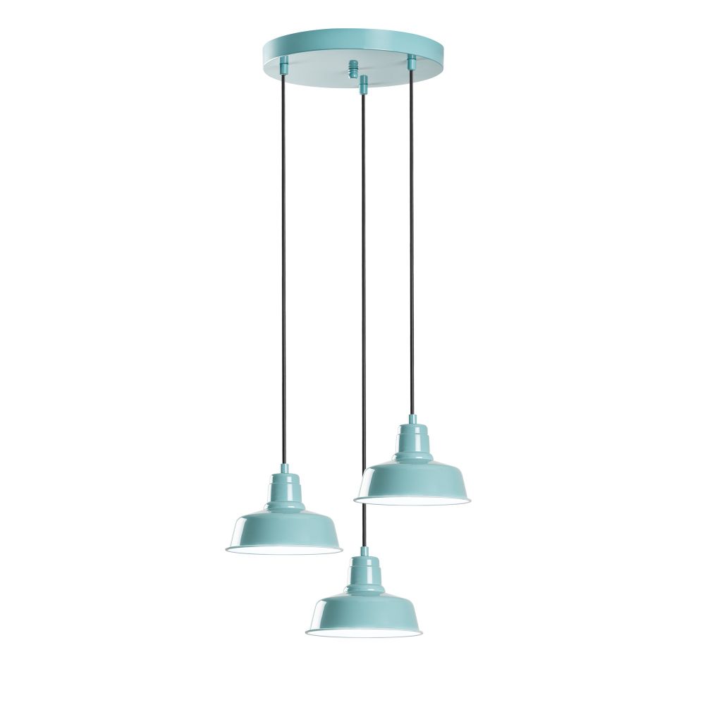 Memati - 181Turquoise - Tirkizni Luster sa 3 Svjetiljke slika 4