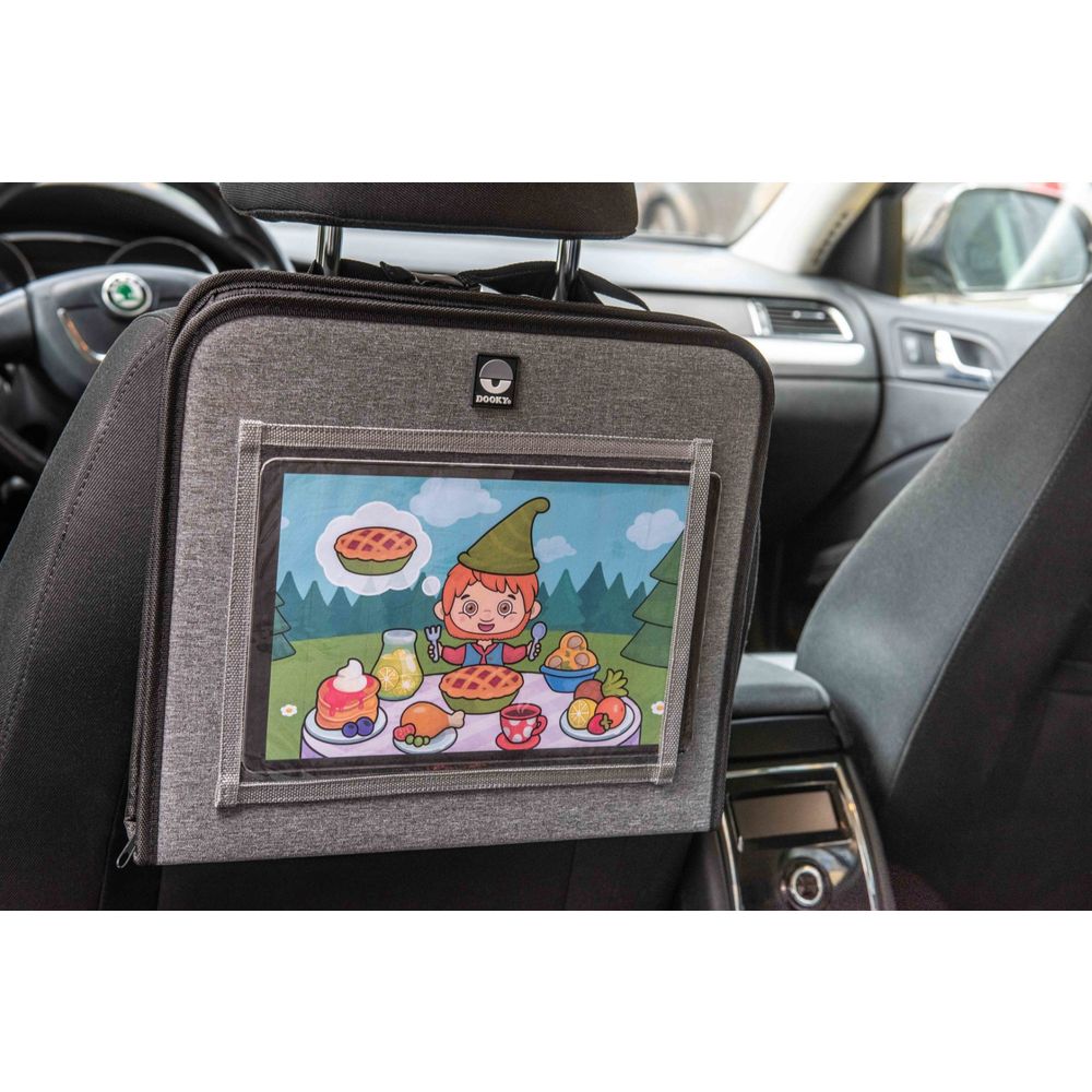 Dooky putni pladanj za stražnje sjedalo s držačem tableta slika 6