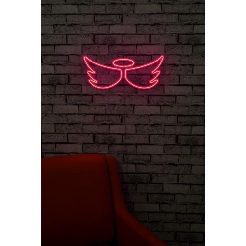 Wallity Ukrasna plastična LED rasvjeta, Angel - Pink slika 11