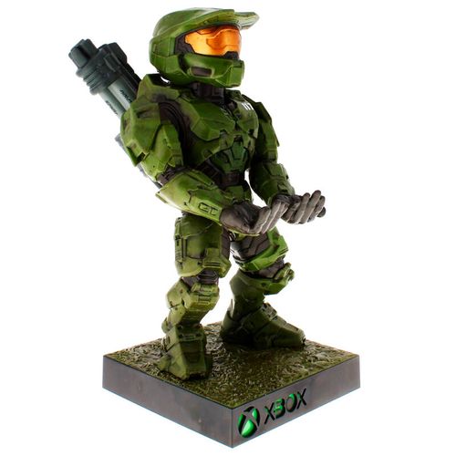 Halo Infinite Master Chief figure clamping bracket Cable guy with light 21cm slika 7