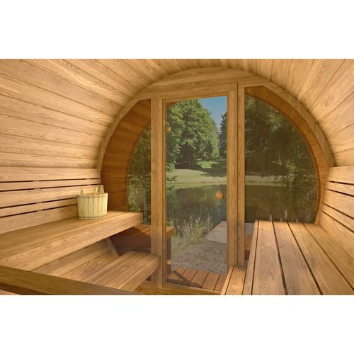 Vanjska sauna Deluxe 280 Thermowood slika 2