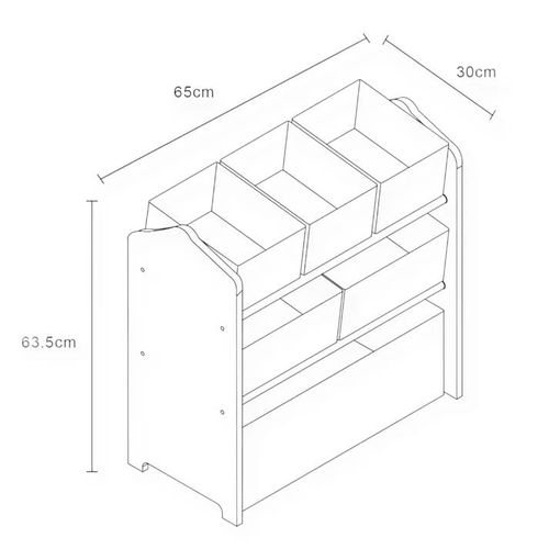 Kinder Home Organizator Za Igračke Dinosaurs slika 8