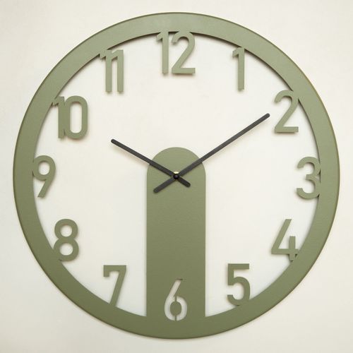 Wallity Ukrasni metalni zidni sat Mood Metal Wall Clock - APS114 - zeleno slika 2