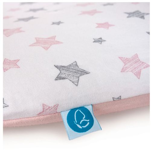 Ceba Baby navlaka za podlogu za previjanje mekano(85x72) 2 kom Grey Stars + Pink Stars slika 2