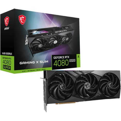 MSI nVidia GeForce RTX 4080 SUPER 16GB 256bit RTX 4080 SUPER 16G GAMING X SLIM grafička karta slika 1