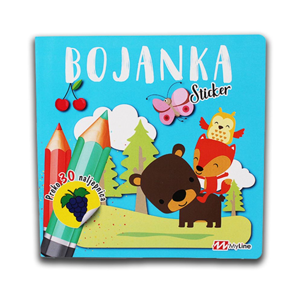 Vrabac Bojanka Koloriko sa stikerima, Priroda slika 1