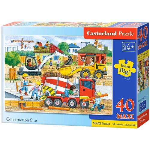 Castorland puzzle gradilište 40kom. slika 3