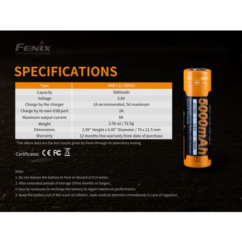 Fenix Baterija ARB-L14-5000U  slika 10