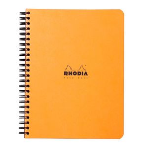 Clairefontaine bilježnica Rhodia classic A5+ 80gr 80L, narančasta, diktando