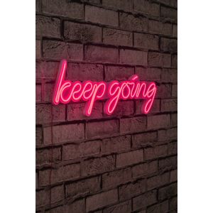 Wallity Ukrasna plastična LED rasvjeta, Keep Going - Pink