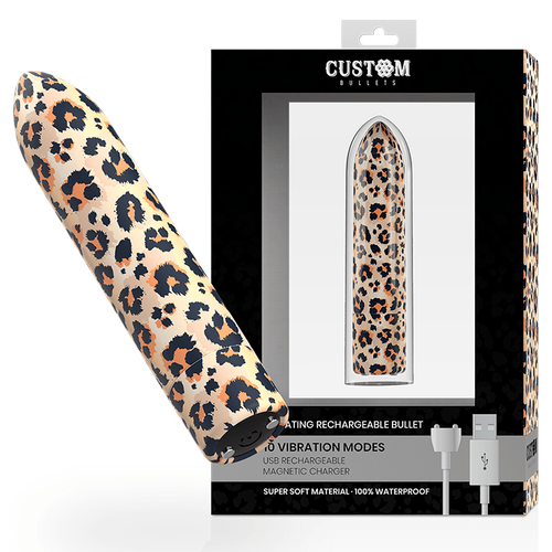 Custom Bullets Leopard Magnetic Vibrator slika 12