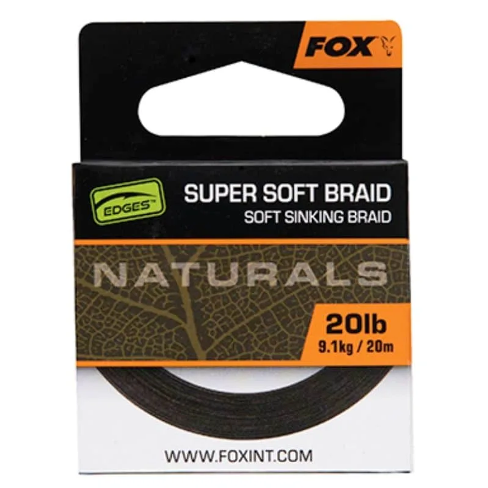 Fox Naturals Soft Braid Hooklength 20m 20lb (CAC826) slika 1