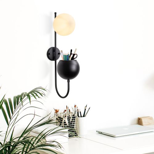 Pot - 11475 Black
Cream Wall Lamp slika 2