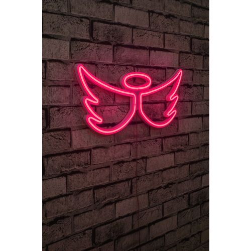 Wallity Ukrasna plastična LED rasvjeta, Angel - Pink slika 1