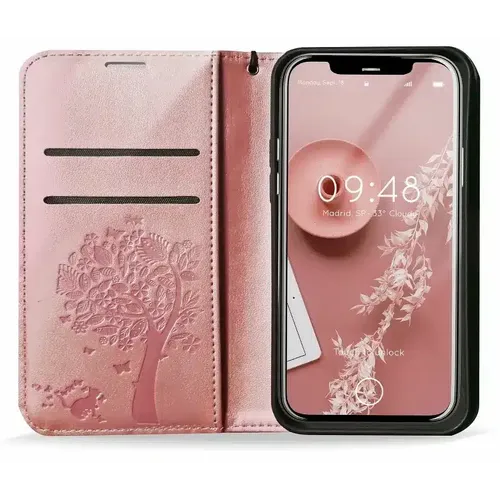 MEZZO Book case za XIAOMI Redmi NOTE 10 Pro tree rose gold slika 6