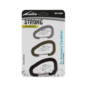 Evolite Set karabinera Strong, Grn/Blk