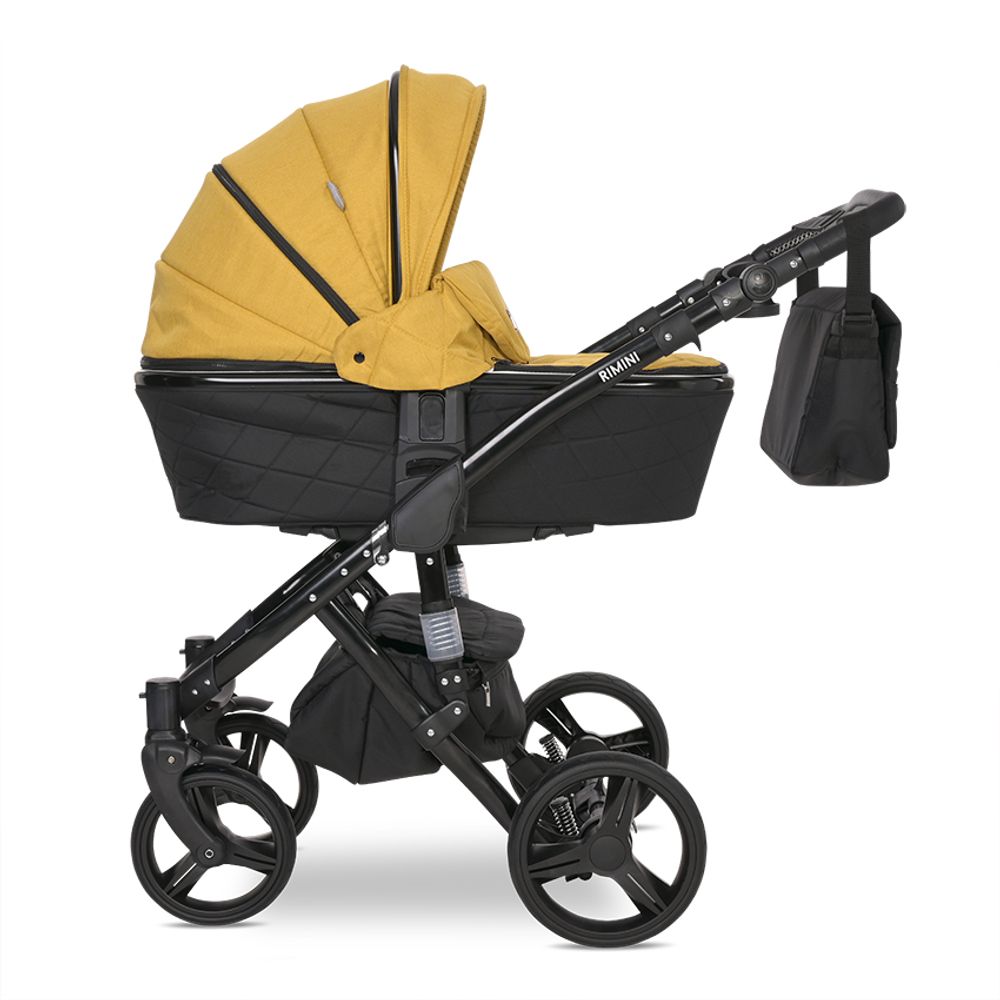 Lorelli Kolica za bebe Rimini Premium, Lemon Curry slika 4
