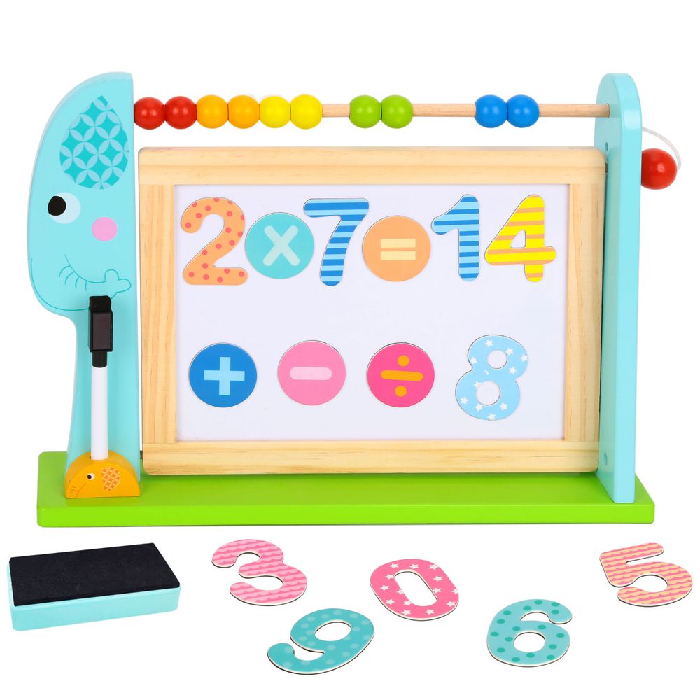 Tooky toy obrazovna stolna ploča + 18 magnetskih elemenata slika 3