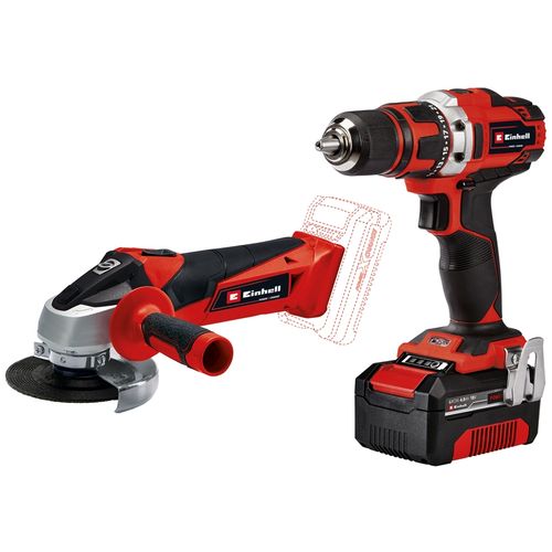 EINHELL Expert set aku bušilice i brusilice Power X-Change TE-TK 18/2 Li Kit (CD+AG) slika 6