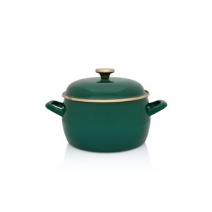 METALAC POSUDA DUBOKA PRINC GREEN GOLD 24cm / 7,50 lit.