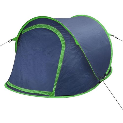 Prigodni šator za kampiranje za 2 osobe mornarsko plavi / zeleni slika 1