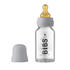 Bibs Staklena flašica za bebe Latex 110ml, Baby Blue