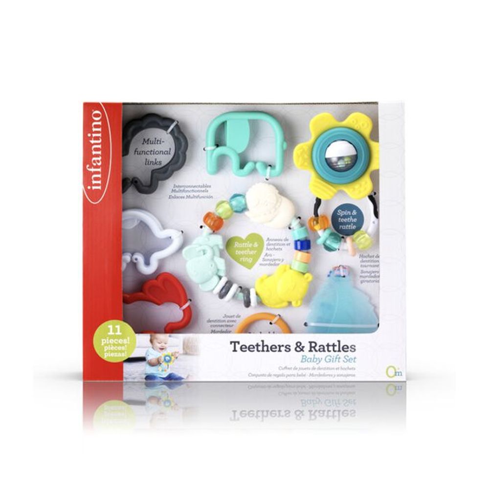 Infantino Zvečke/Glodalice Baby Gift Set slika 5