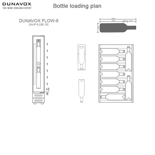 DAUF-9.22B DUNAVOX vinska vitrina slika 6