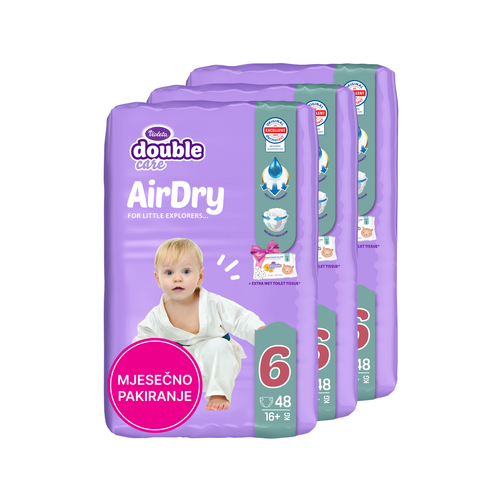 Violeta Pelene DC AIR DRY XXL 3pack, mjesečno pakiranje slika 7