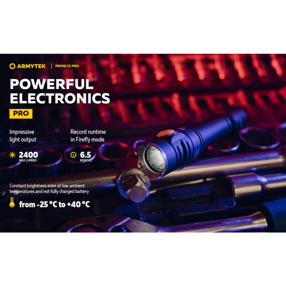 Armytek Baterijska lampa Prime C2 Pro slika 15