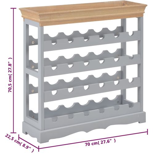 Ormarić za vino sivi 70 x 22,5 x 70,5 cm MDF slika 44